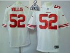 2013 Super Bowl XLVII NEW San Francisco 49ers #52 Patrick Willis White (Game NEW)