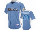 2012 MLB ALL STAR American League Prince Fielder #28 Coastal Blue[Cool Base