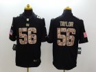 Nike New York Giants #56 Lawrence Taylor black Salute to Service Jerseys(Limited)