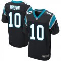 Nike Carolina Panthers #10 Corey Brown Black Jerseys(Elite)