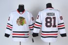 youth nhl chicago blackhawks #81 hossa white