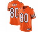 Mens Nike Chicago Bears #80 Victor Cruz Vapor Untouchable Limited Orange Rush NFL Jersey