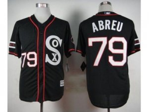 MLB Chicago White Sox #79 Jose Abreu Black New Cool Base Stitched Baseball jerseys