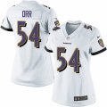 Women's Nike Baltimore Ravens #54 Zach Orr Limited White NFL Jersey