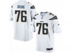 Mens Nike Los Angeles Chargers #76 Russell Okung Limited White NFL Jersey