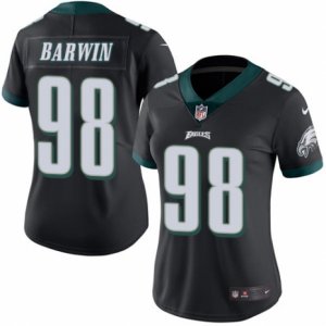 Women\'s Nike Philadelphia Eagles #98 Connor Barwin Limited Black Rush NFL Jersey