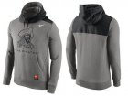 Mens Pittsburgh Pirates Nike Gray Cooperstown Collection Hybrid Pullover Hoodie