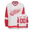 Customized Detroit Red Wings Jersey White Road Man Hockey