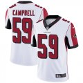 Nike Atlanta Falcons #59 De'Vondre Campbell White Vapor Untouchable Player Limited Jersey