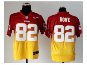 Nike jerseys kansas city chiefs #82 bowe red-yellow[Elite II drift fashion]