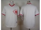 MLB Cincinnati Reds Blank White 1990 Turn Back The Clock Stitched Baseball jerseys