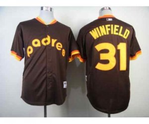 mlb jerseys san diego padres #31 winfield coffee[1984 m&n]