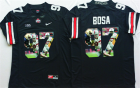 Ohio State Buckeyes 97 Joey Bosa Black New Portrait Number College Jersey