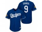 Mens Los Angeles Dodgers #9 Yasmani Grandal 2017 Spring Training Cool Base Stitched MLB Jersey