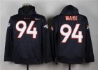 Nike Denver Broncos #94 DeMarcus Ware blue jerseys(Pullover Hoodie)