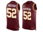 Mens Nike Washington Redskins #52 Ryan Anderson Limited Red Player Name & Number Tank Top NFL Jersey