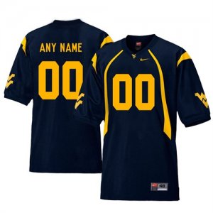 West Virginia Mountaineers Navy Mens Customized College Football Jersey