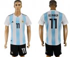 Argentina 11 DI MARIA Home 2018 FIFA World Cup Soccer Jersey