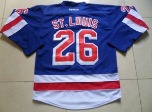 nhl jerseys new york rangers #26 ST.LOUIS blue[2014 new stadium]