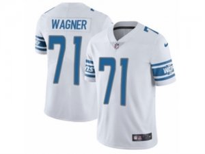 Mens Nike Detroit Lions #71 Ricky Wagner Limited White NFL Jersey