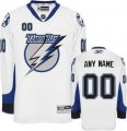 Customized Tampa Bay Lightning Jersey White Road Man Hockey