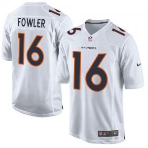 Nike Denver Broncos #16 Bennie Fowler White Men Stitched NFL Game Event Jersey