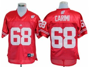 ncaa Wisconsin Badgers Gabe Carimi #68 Red College Football Jerseys