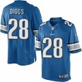 Mens Nike Detroit Lions #28 Quandre Diggs Limited Light Blue Team Color NFL Jersey