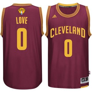 Cavaliers #0 Kevin Love Burgundy 2017 NBA Finals Swingman Jersey