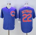 Chicago Cubs #22 Jason Heyward Blue New Cool Base Stitched Baseball Jersey