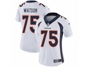 Women Nike Denver Broncos #75 Menelik Watson Vapor Untouchable Limited White NFL Jersey