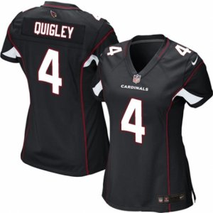 Women\'s Nike Arizona Cardinals #4 Ryan Quigley Limited Black Alternate NFL Jersey