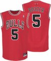 nba chicago bulls #5 boozer regular red