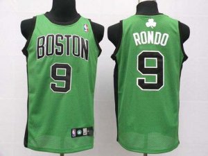 nba boston celtics #9 rondo green[black number]