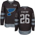 St. Louis Blues #26 Paul Stastny Black 1917-2017 100th Anniversary Stitched NHL Jersey