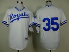 MLB Kansas City Royals #35 Eric Hosmer White 1974 Stitched Baseball Jerseys