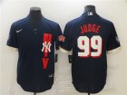 Yankees #99 Aaron Judge Navy Nike 2021 MLB All-Star Cool Base Jersey