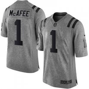 Nike Indianapolis Colts #1 Pat McAfee Gridiron Gray jerseys(Limited)