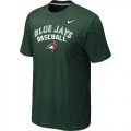 Nike MLB Toronto Blue Jay 2014 Home Practice T-Shirt - Dark Green