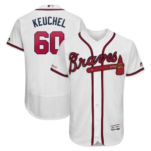 Braves #60 Dallas Keuchel White 150th Patch Flexbase Jersey