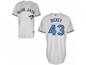 mlb jerseys toronto blue jays #43 dickey white