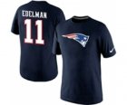 Julian Edelman New England Patriots Nike Player Name & Number T-Shirt â€“ Navy Blue