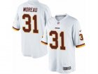 Mens Nike Washington Redskins #31 Fabian Moreau Limited White NFL Jersey