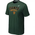 Nike MLB San Francisco Giants 2014 Home Practice T-Shirt - Dark Green