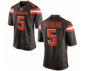 Men\'s Nike Cleveland Browns #5 Cody Kessler Game Brown Team Color NFL Jersey