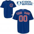 Customized Chicago Cubs Jersey Blue Cool Base Baseball