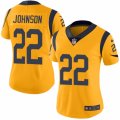 Women's Nike Los Angeles Rams #22 Trumaine Johnson Limited Gold Rush NFL Jersey