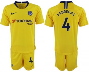 2018-19 Chelsea 4 FABREGAS Away Soccer Jersey