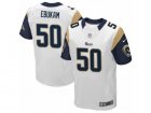 Mens Nike Los Angeles Rams #50 Samson Ebukam Elite White NFL Jersey
