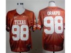 Ncaa Longhorns Brian Orakpo #98 Burnt Orange Embroidered Jerseys